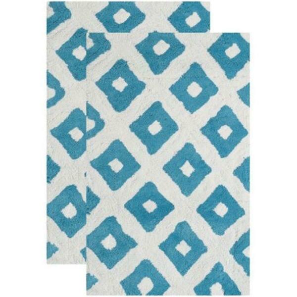 Safavieh Diamond Tufted, Arizona Blue PMB726A-2134-SET2